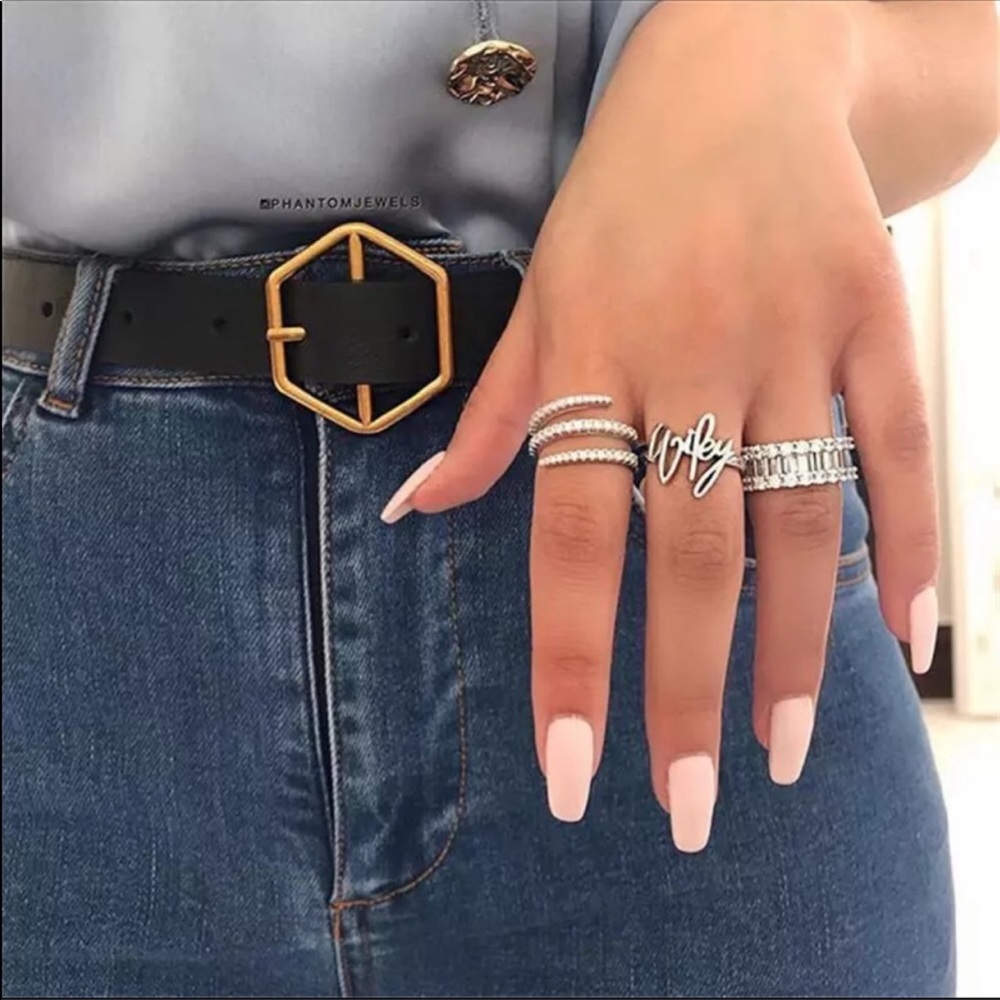 New Full CZ Stone Luxury 925 Sterling Silver Ring - Picture 3 of 4